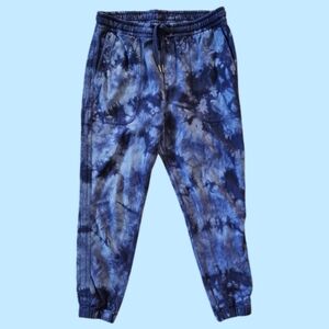 Athleta Blue Tie-Dye Joggers